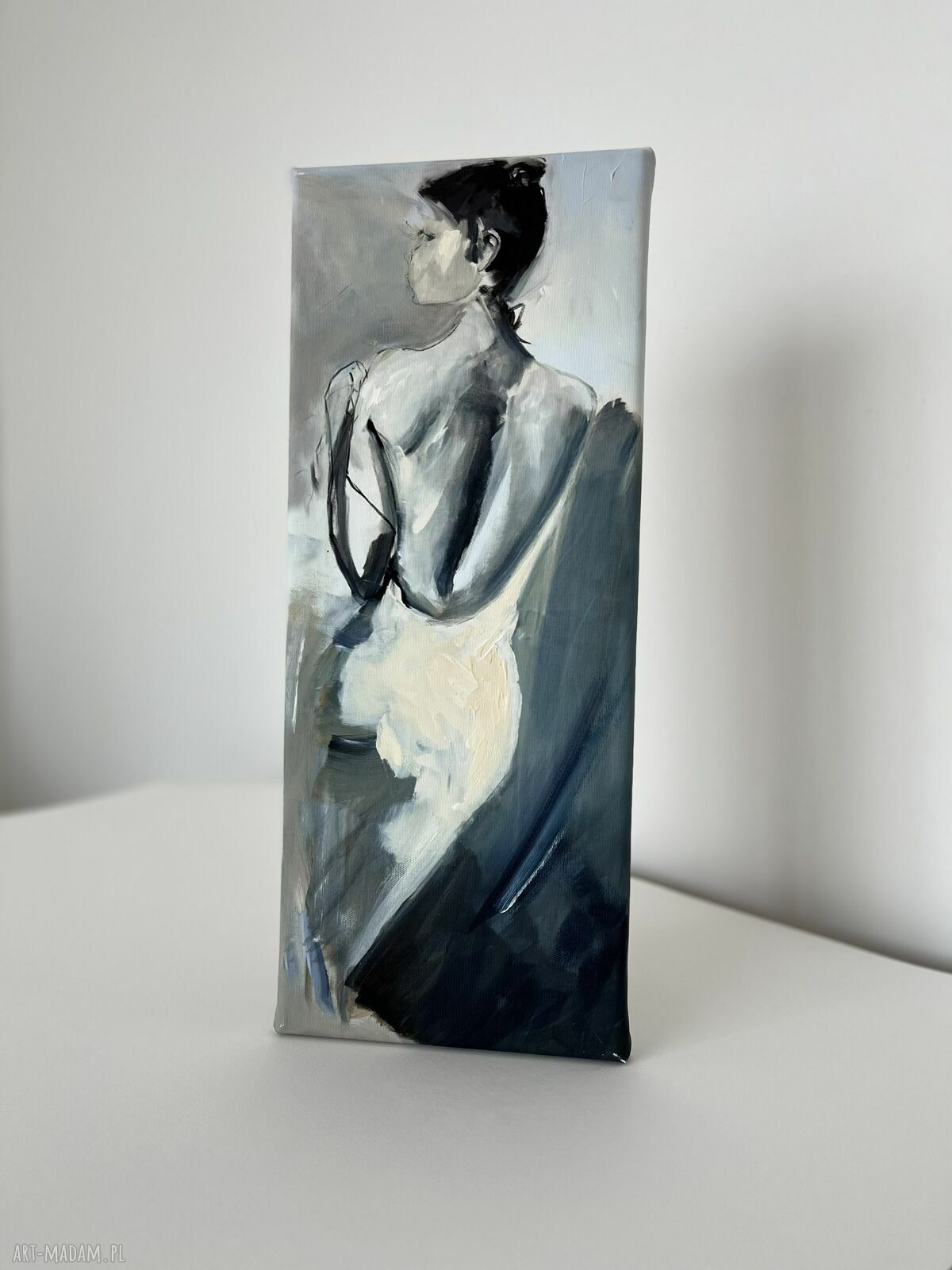Lady - obraz kobieta 25x50 cm