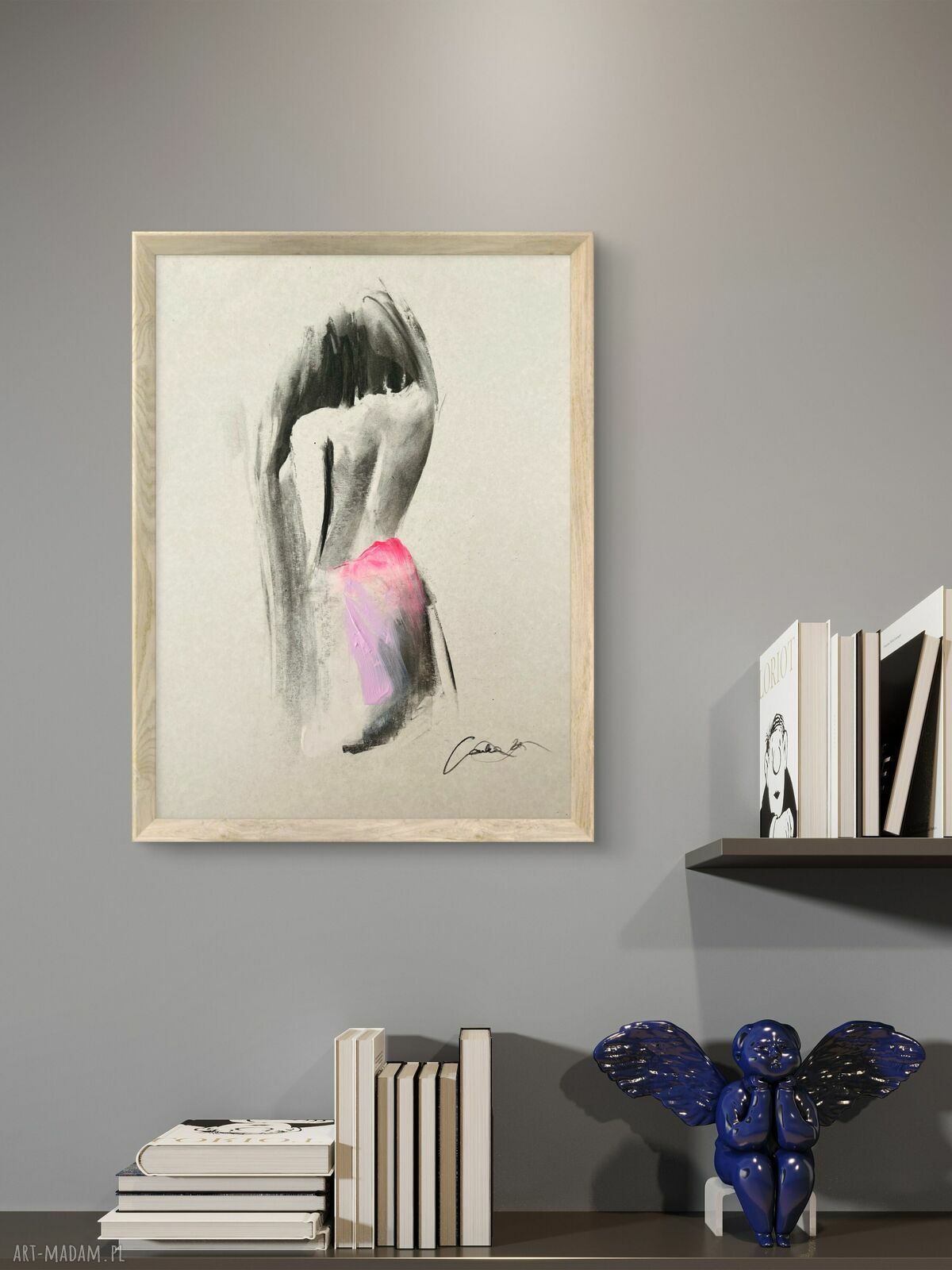 Lady - autorska grafika kobieca 30x40 cm