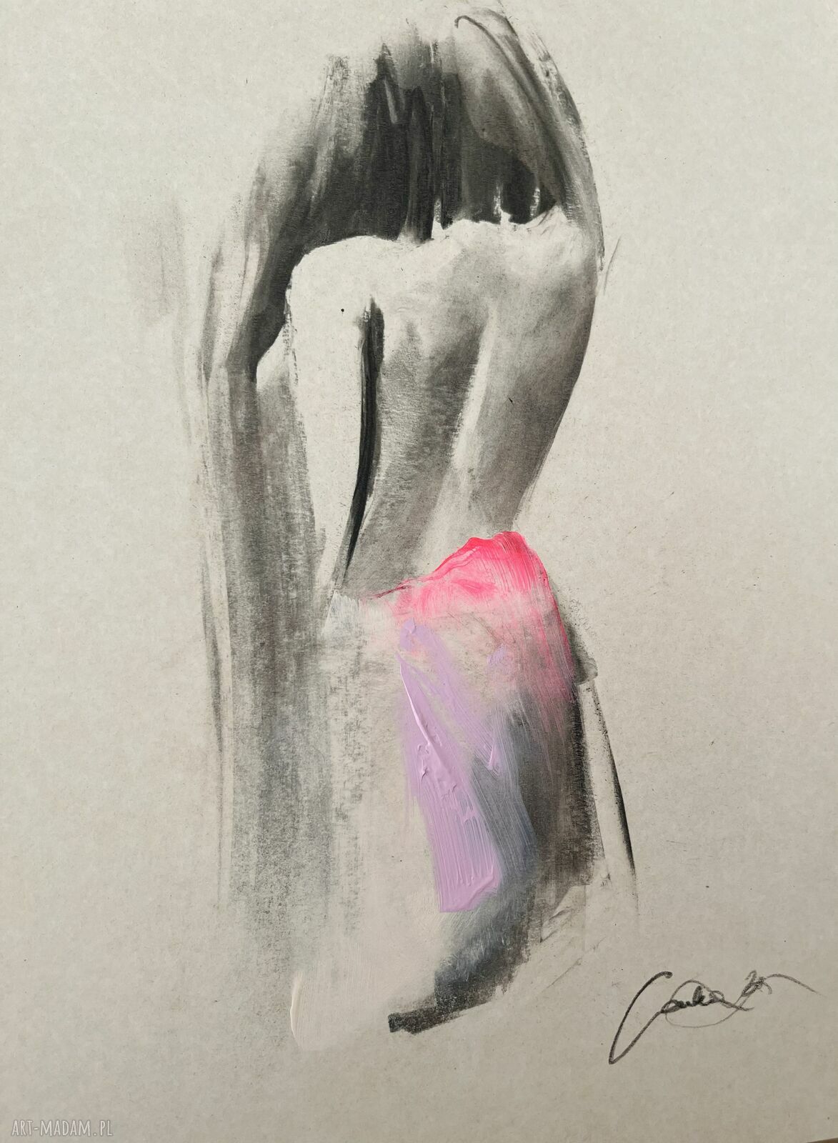 Lady - autorska grafika kobieca 30x40 cm