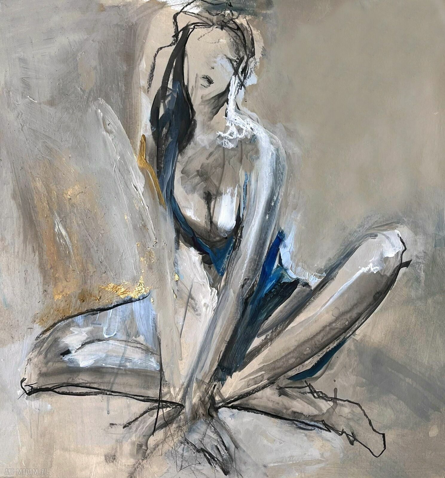 Lady 63x63 - grafika kobieca do sypialni i salonu