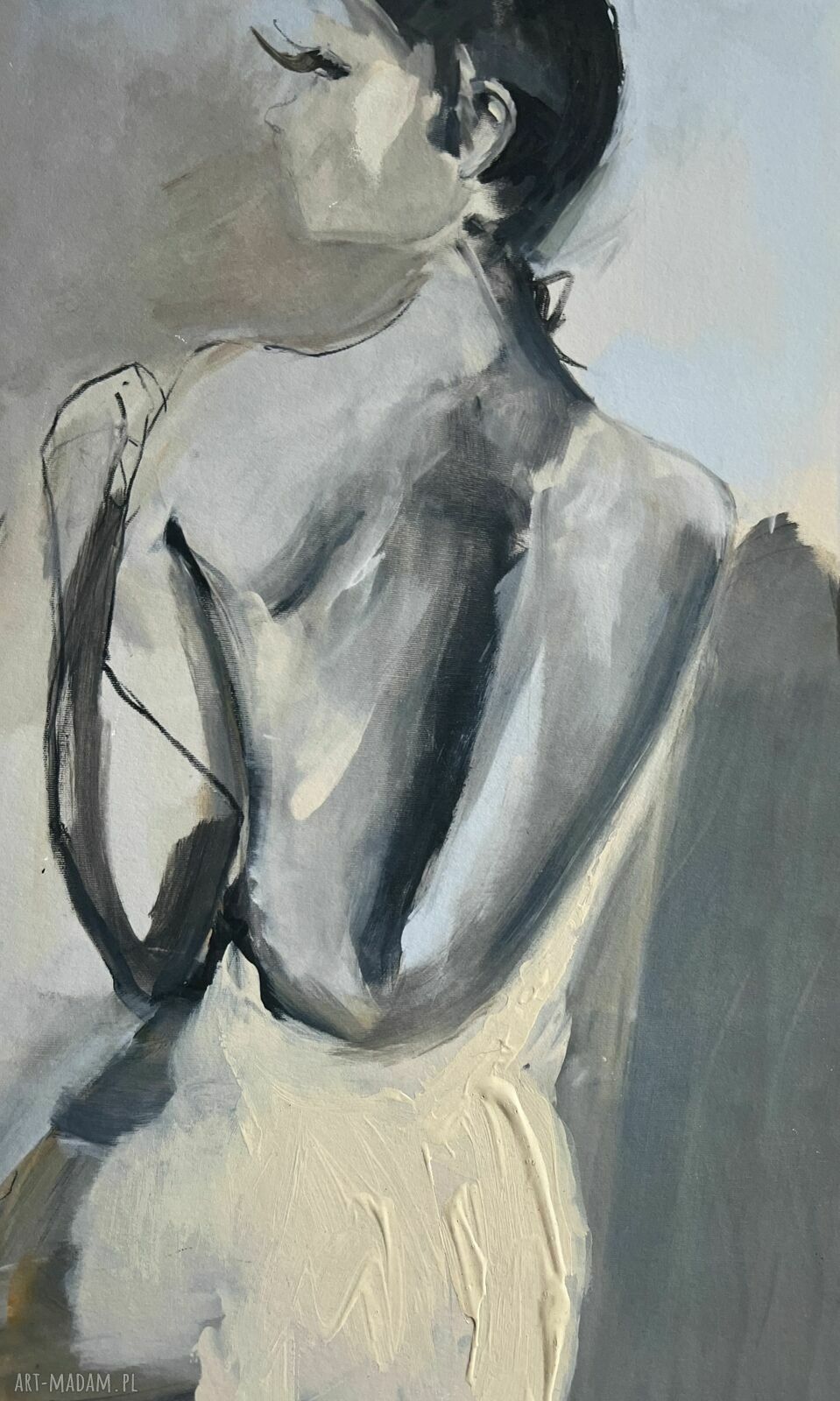 Lady - duży plakat z kobietą 120x60 cm do oprawy