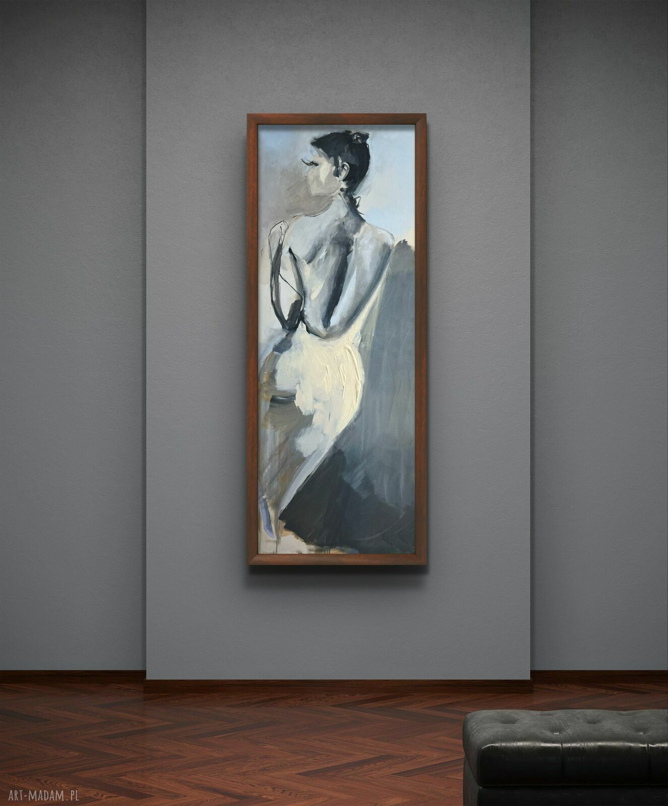 Lady - duży plakat z kobietą 120x60 cm do oprawy