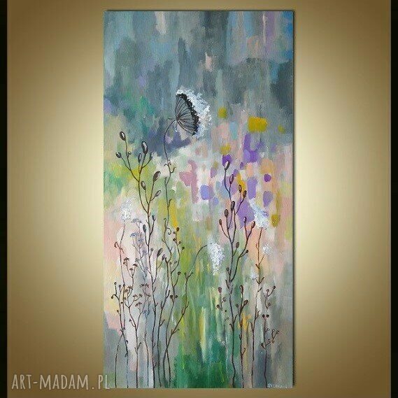 Łąka - obraz akrylowy 50x100 cm