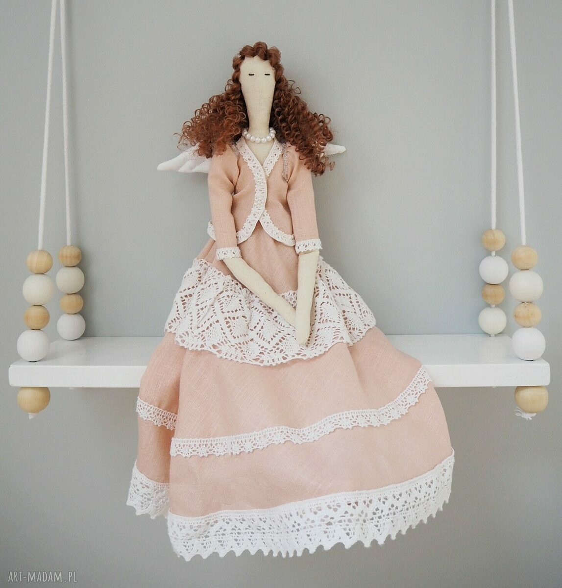 świąteczne prezenty: Anioł prezent na Pierwszą Komunię Świętą hand made