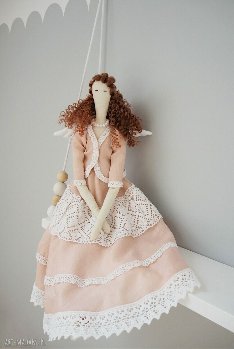 świąteczne prezenty: Anioł prezent na Pierwszą Komunię Świętą hand made