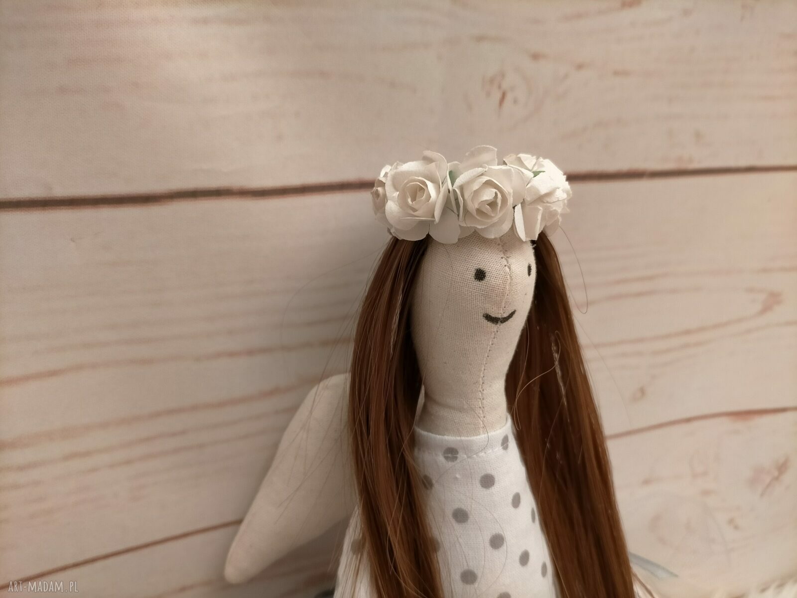 Lalka Anioł Tilda 45 cm - ręcznie szyta lalka dla dziecka