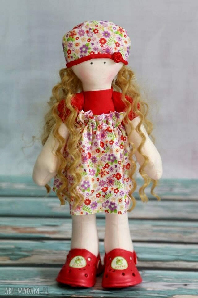 lalki: Lalka Klara samodzielnie stoi i siedzi Autorskie