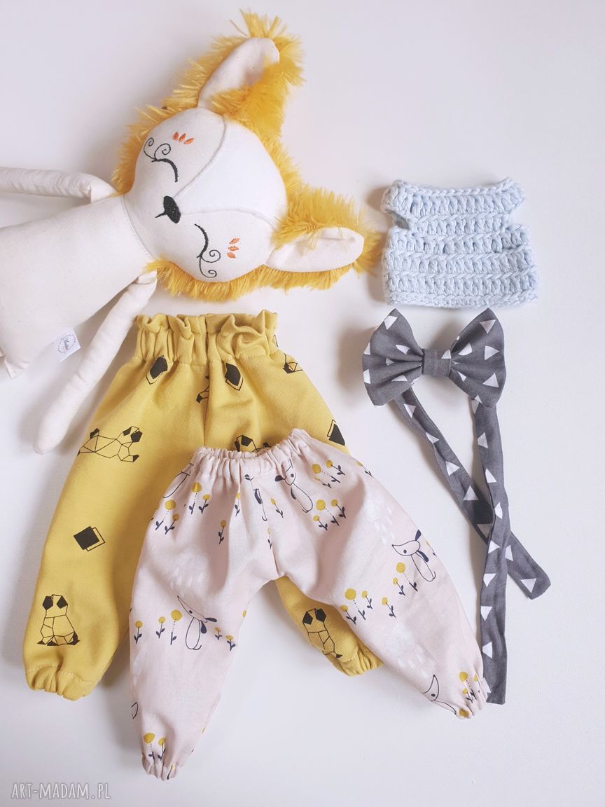 Lalka Lis Leoś - eko maskotka przytulanka 33 cm