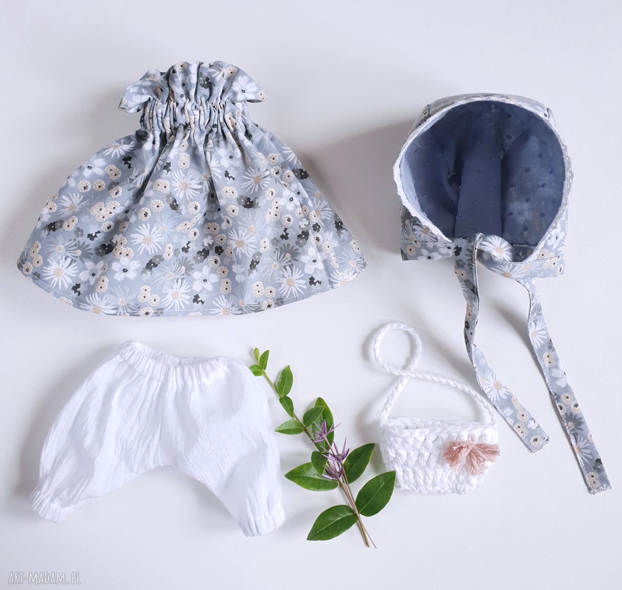 Lalka Miś Koala 33 cm - zestaw Safari z bawełnianą czapeczką