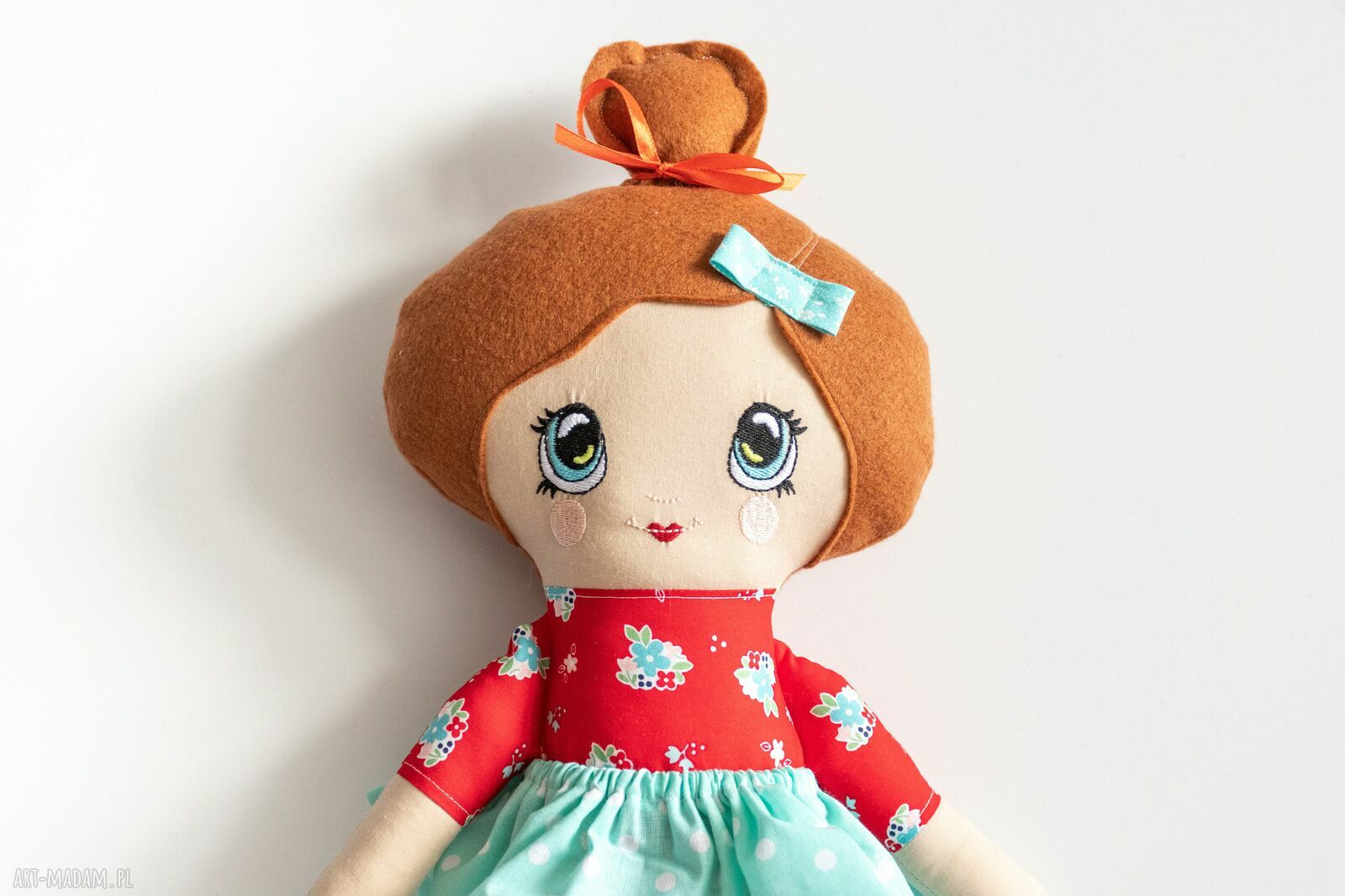 Lalka Rojberka Agatka 46 cm - prezent handmade na roczek
