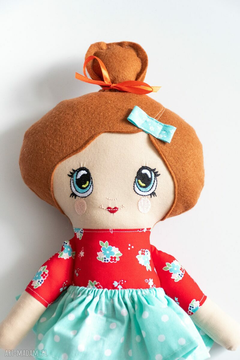 Lalka Rojberka Agatka 46 cm - prezent handmade na roczek
