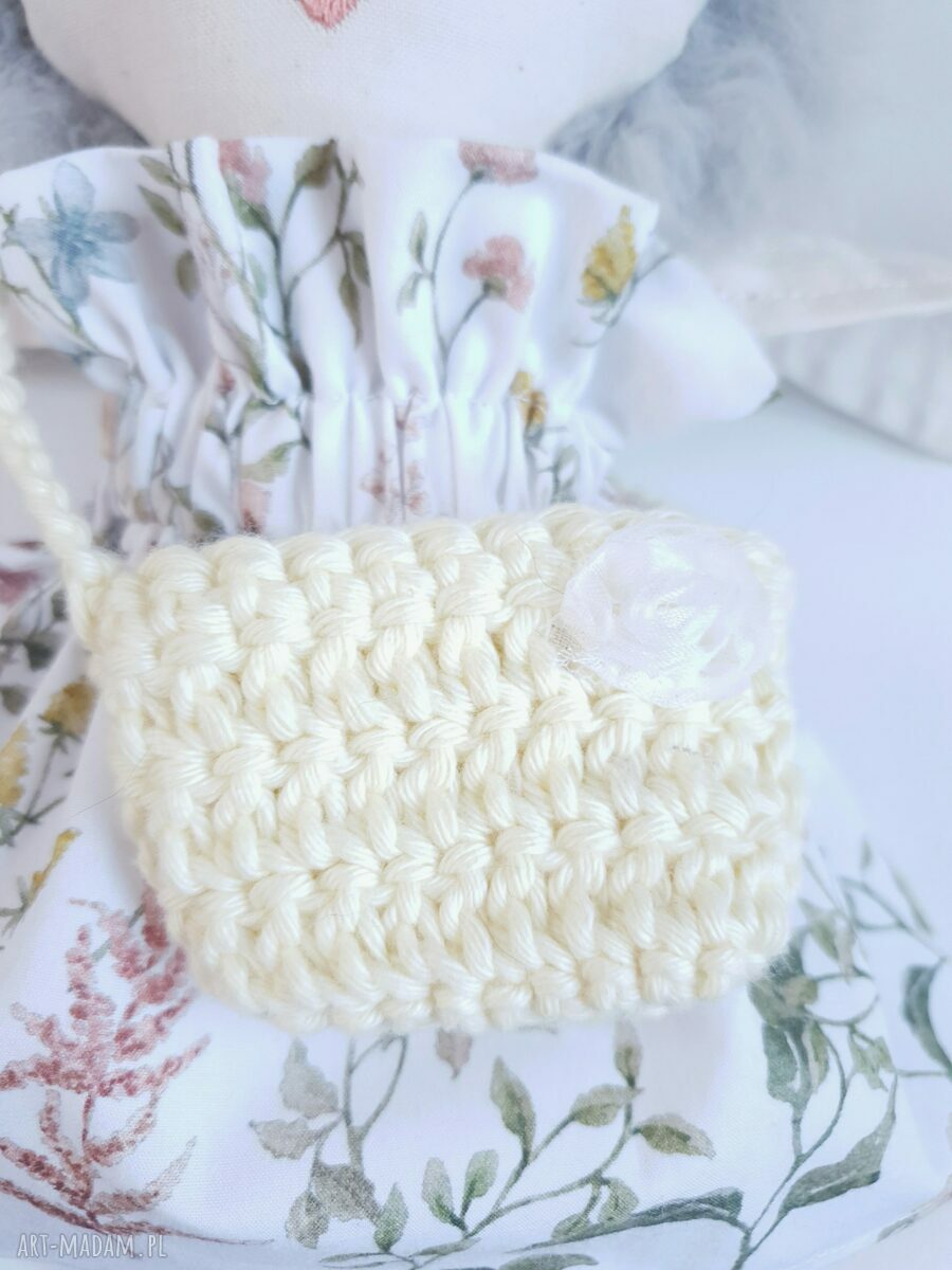 Lalka Sowa Hania - ręcznie robiona przytulanka 33 cm