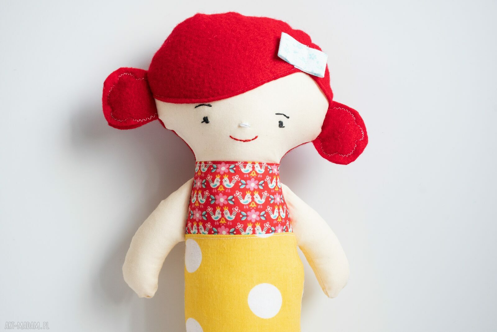 Lalka syrenka 33 cm - Małgosia, ręcznie wykonana