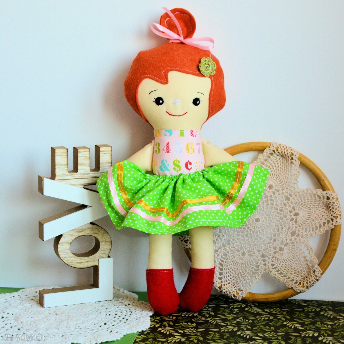 Lalka tancereczka Emma 35 cm - prezent handmade