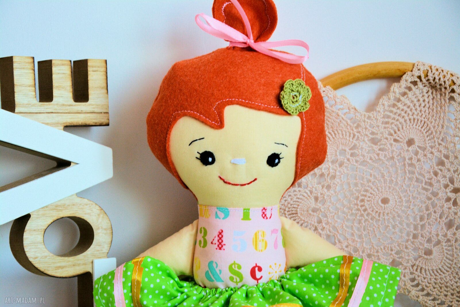 Lalka tancereczka Emma 35 cm - prezent handmade