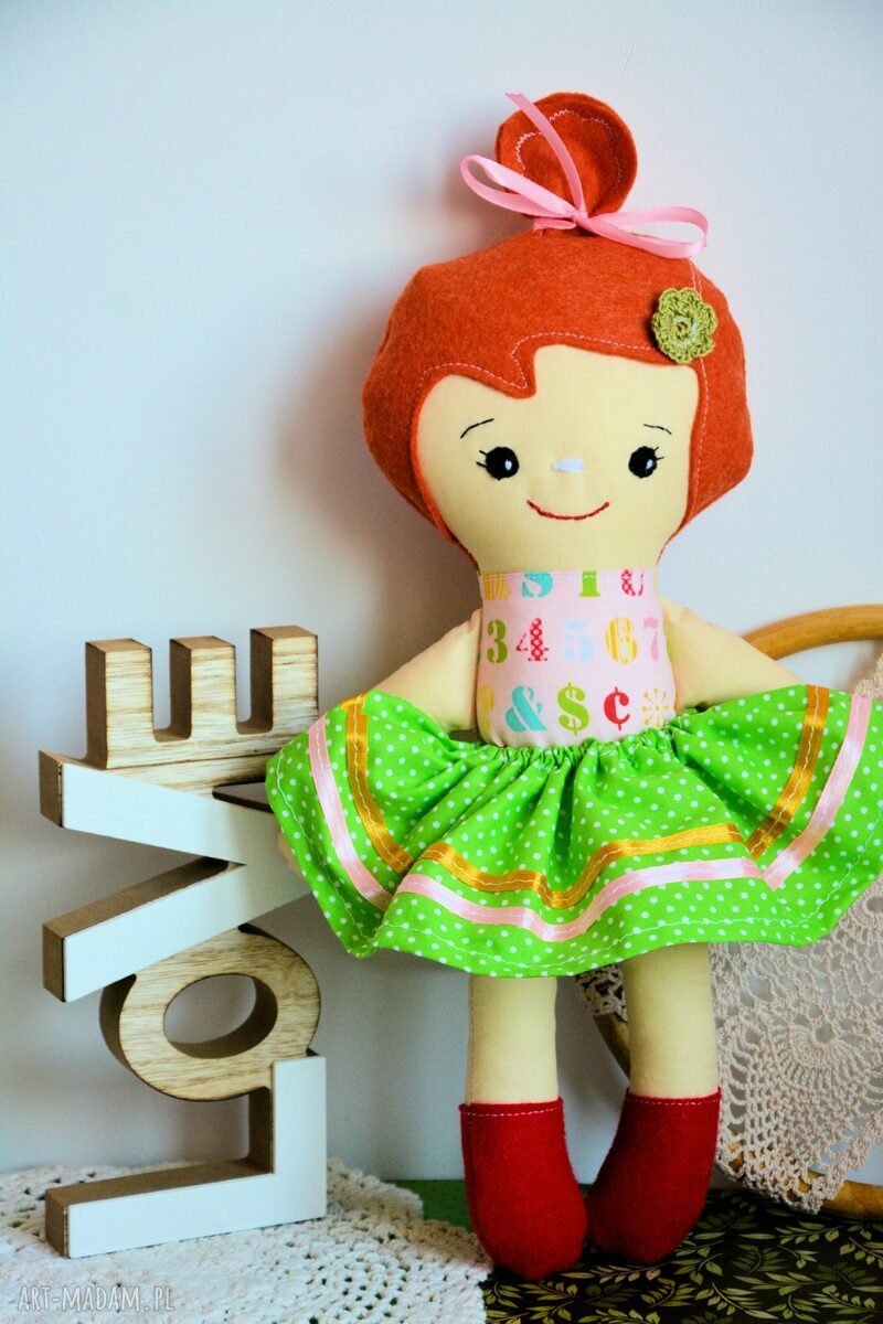 Lalka tancereczka Emma 35 cm - prezent handmade