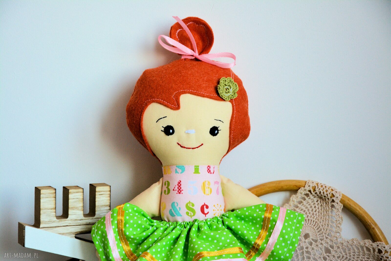 Lalka tancereczka Emma 35 cm - prezent handmade