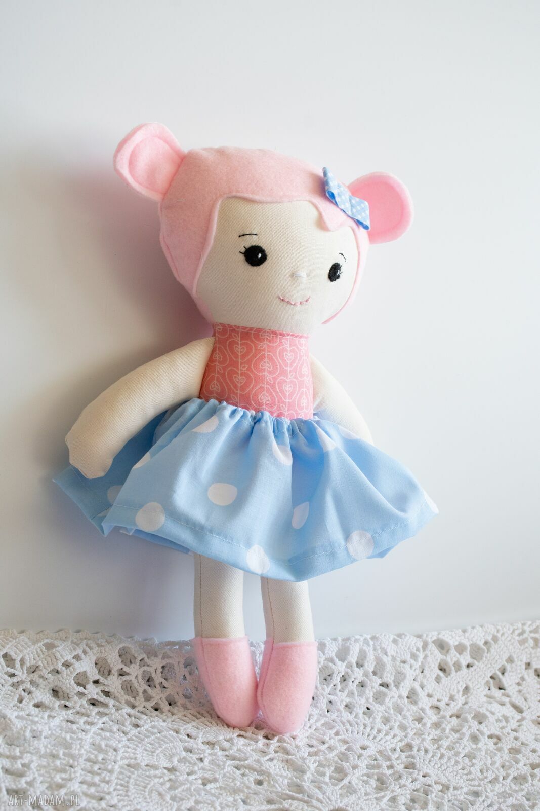 Lalka Tośka Kasia 34 cm - ręcznie haftowana tancerka