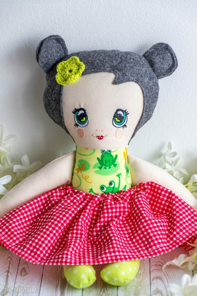 Lalka Tośka - Basia 34 cm w motywie żabki