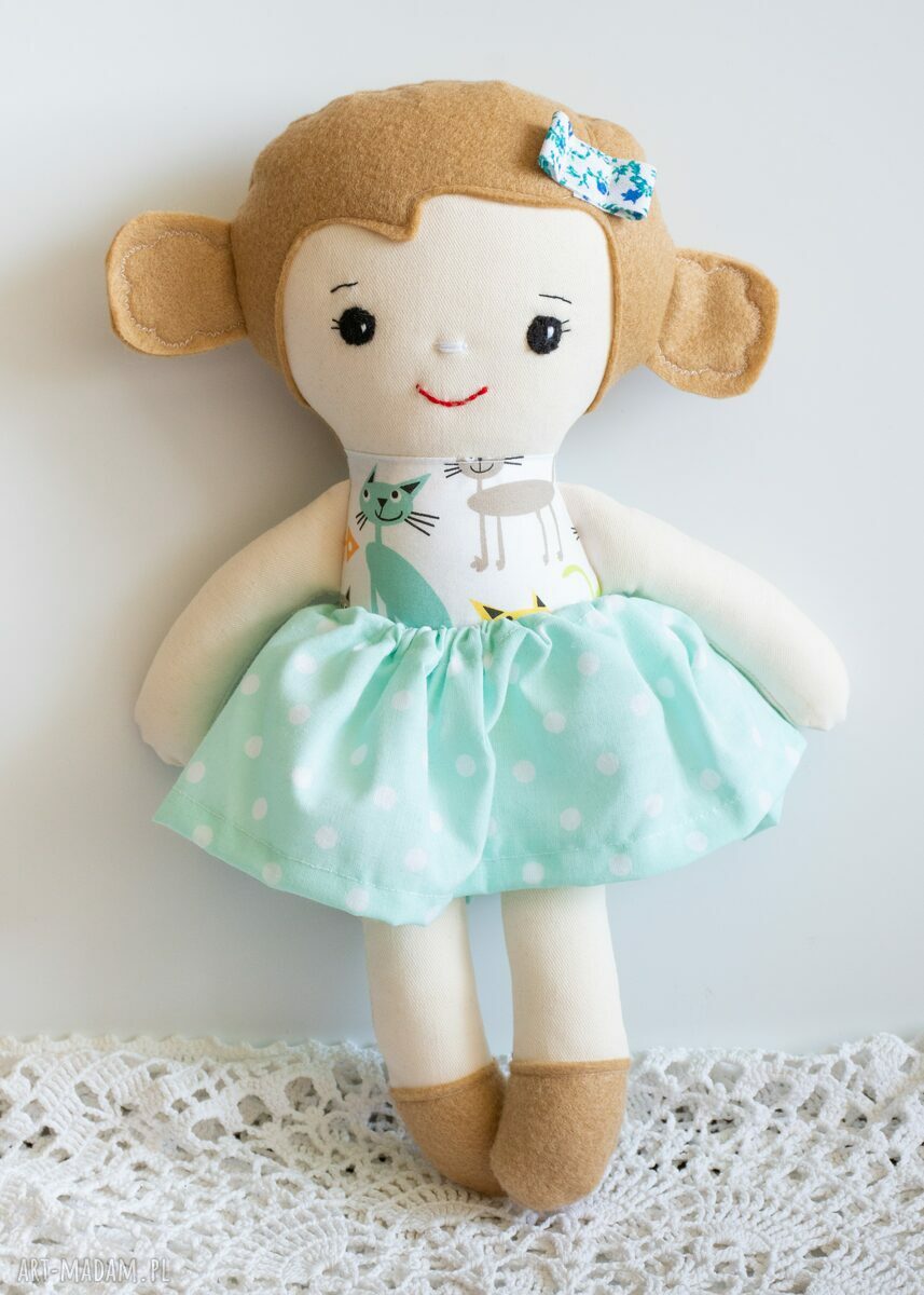 Lalka Tośka Marysia 34 cm - baletnica ręcznie robiona dla dziewczynki