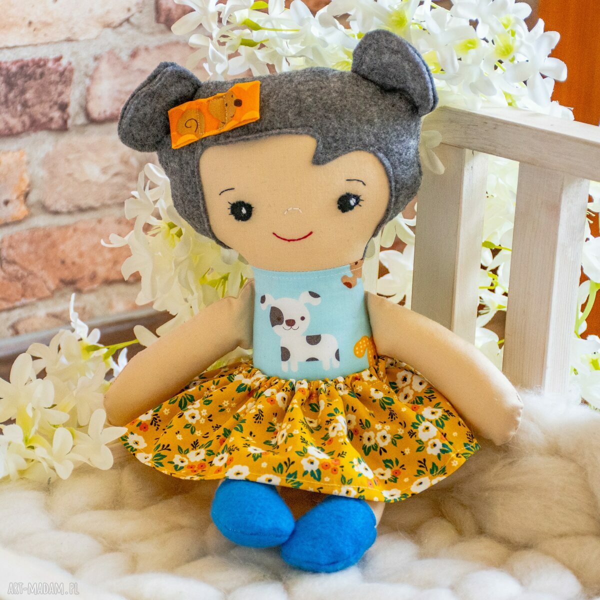 Lalka Tośka - Ewcia 34 cm - pierwsza lalka dla dziewczynki