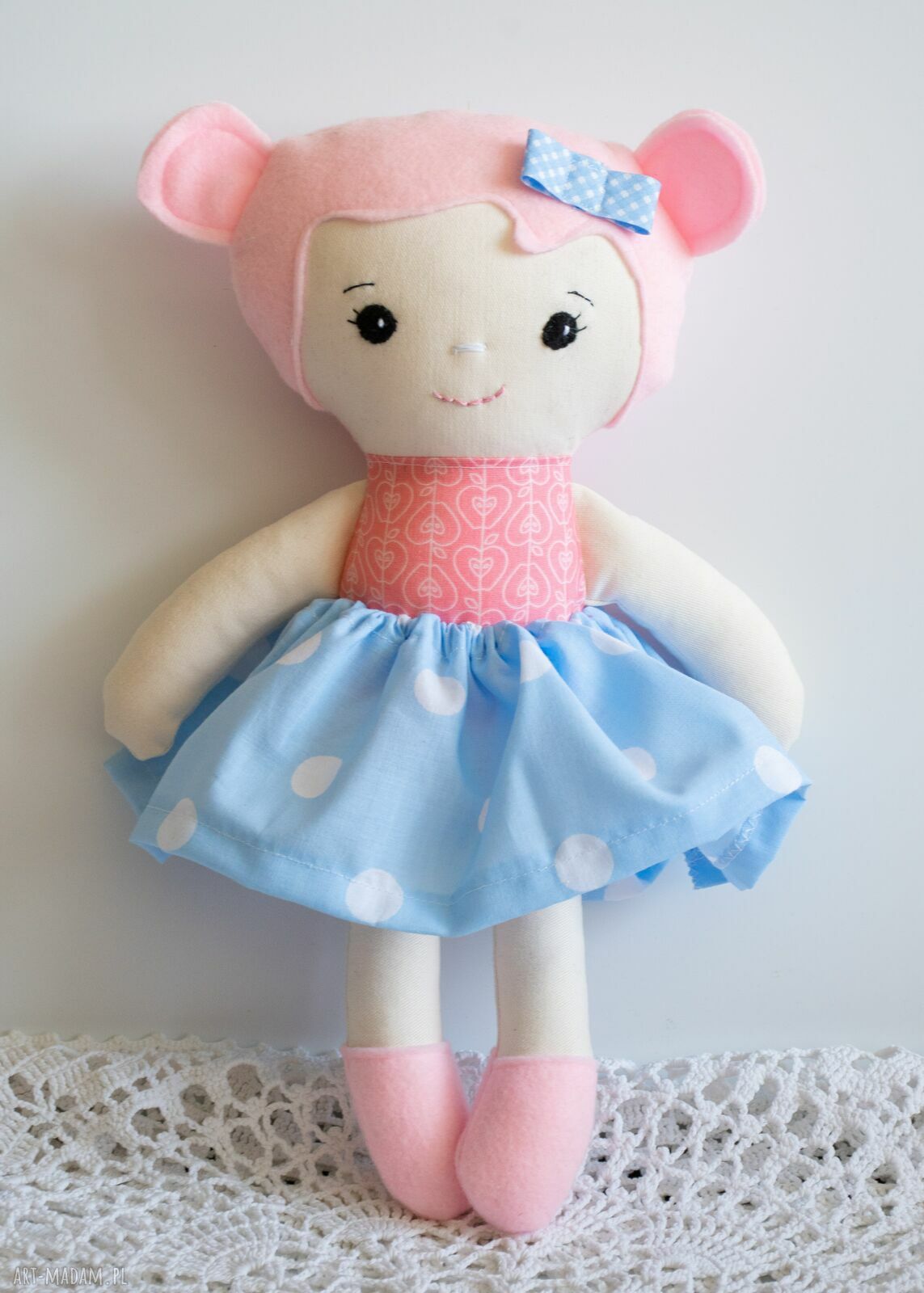 Lalka Tośka Kasia 34 cm - ręcznie haftowana tancerka