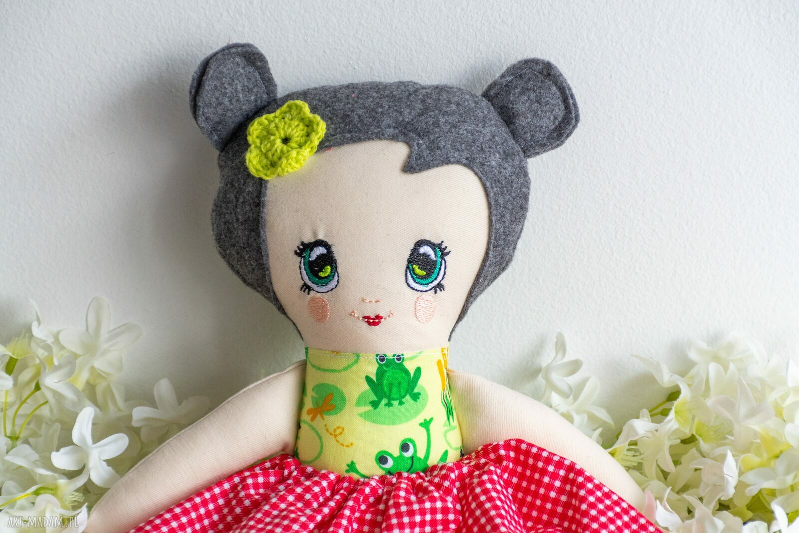 Lalka Tośka - Basia 34 cm w motywie żabki