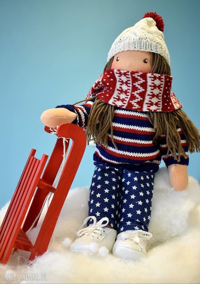 lalki: Lalka waldorfska Basia HandMade