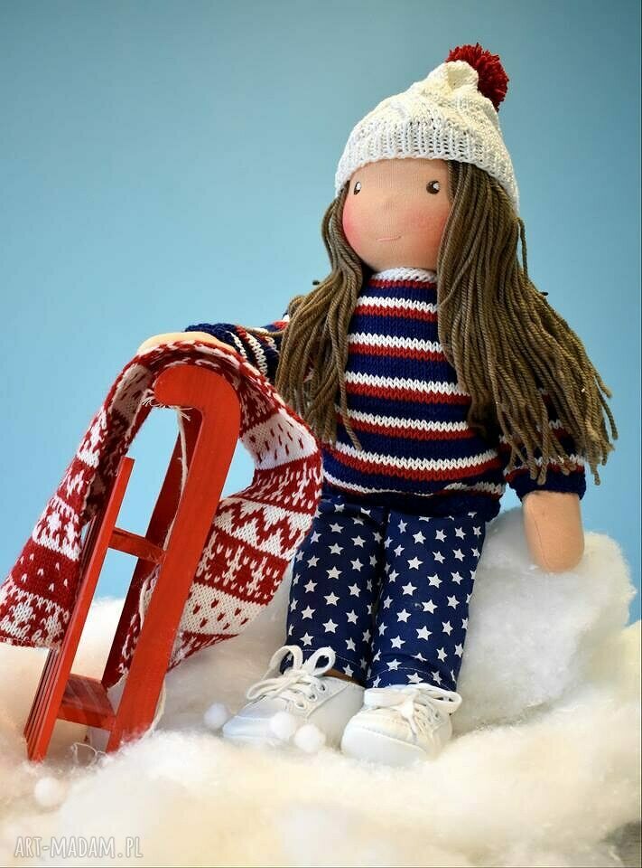 lalki: Lalka waldorfska Basia HandMade