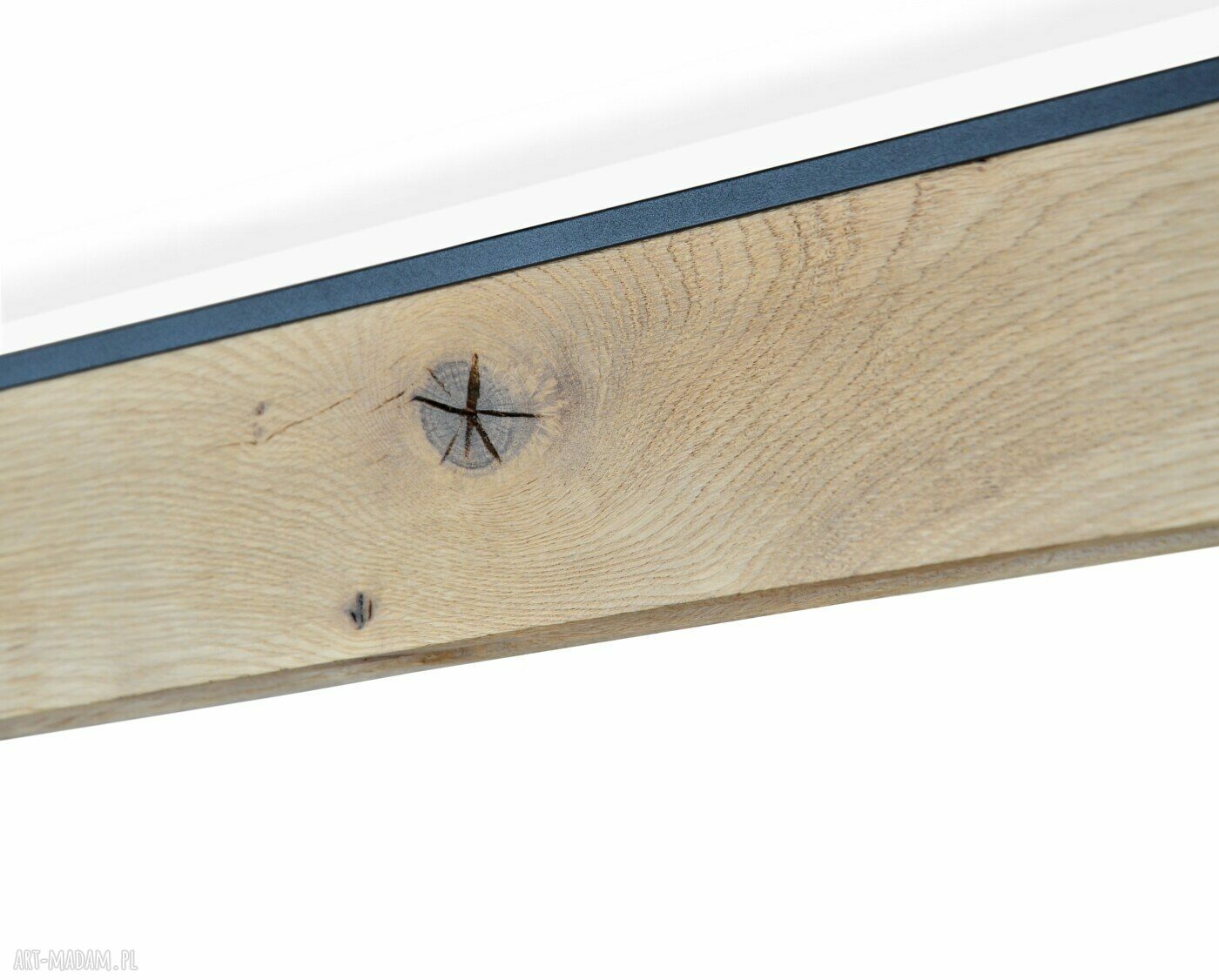 Lampa RIFT -100cm-Dąb-Dół-Listwa Czarna