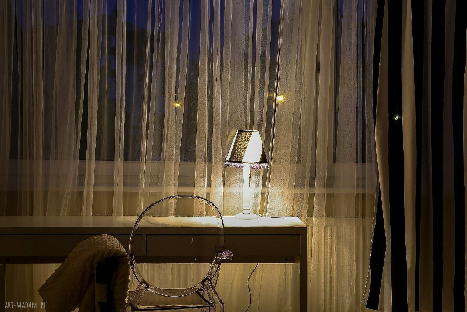 Lampka Nocna Black & White