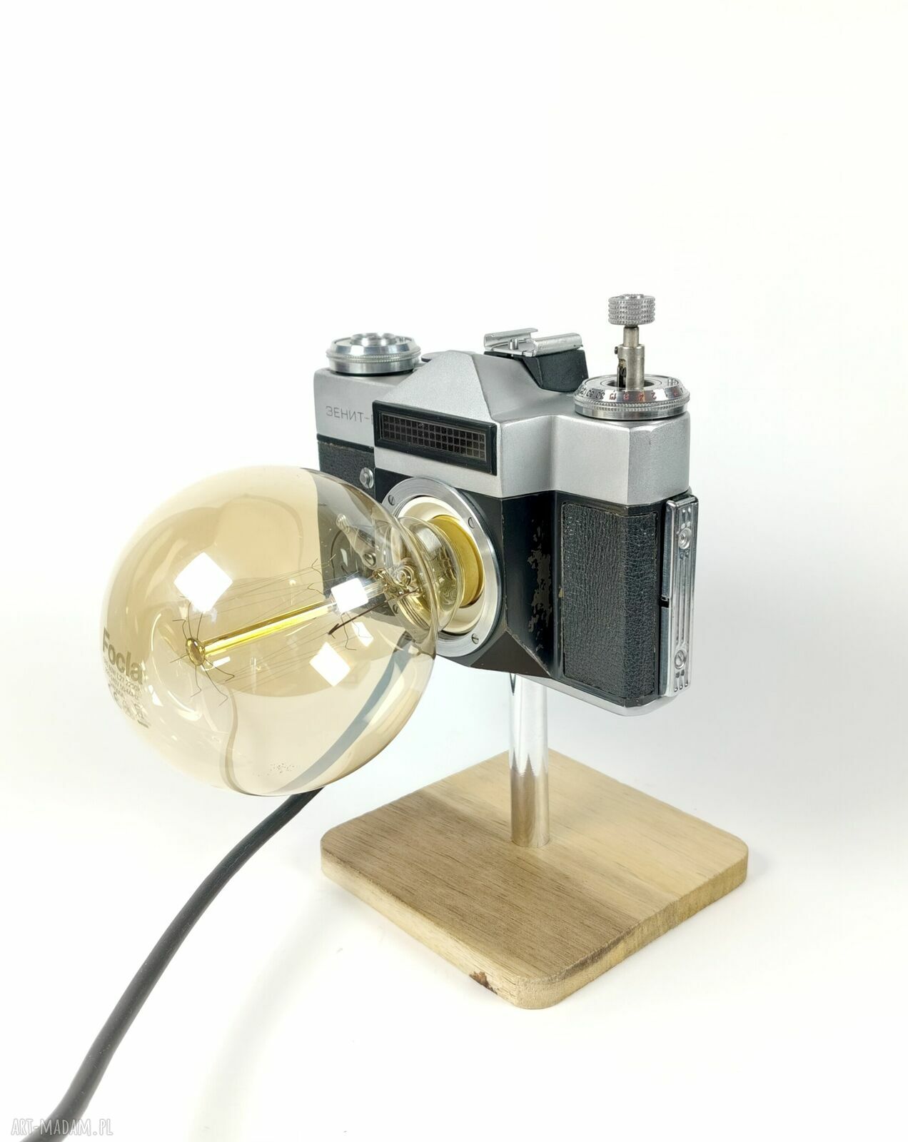 Lampka z aparatu fotograficznego w stylu retro - oryginalny prezent