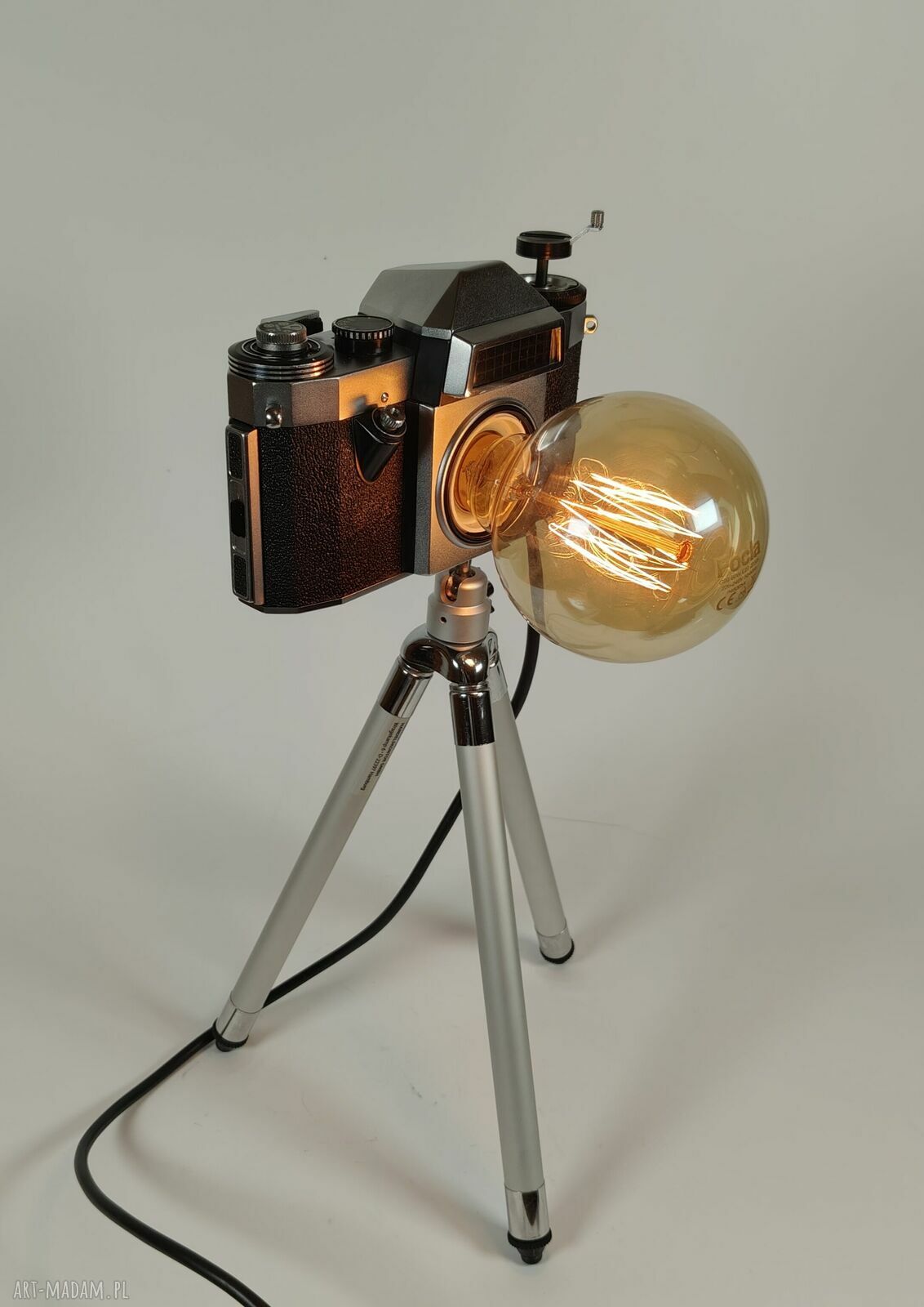 Lampa handmade do salonu, sypialni i domowego biura