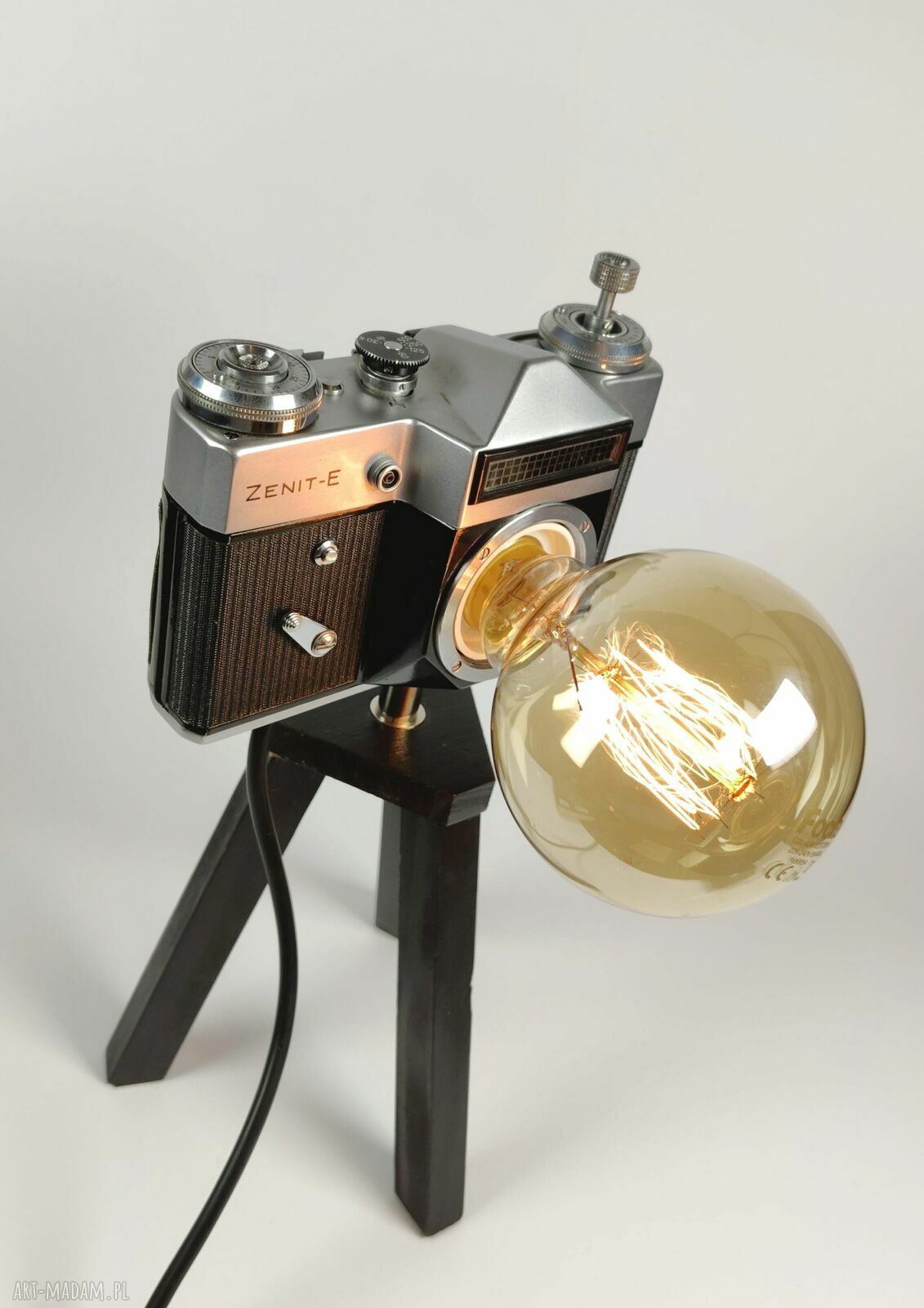 Lampka z aparatu fotograficznego - oryginalny prezent dla fotografa i fotograficzki