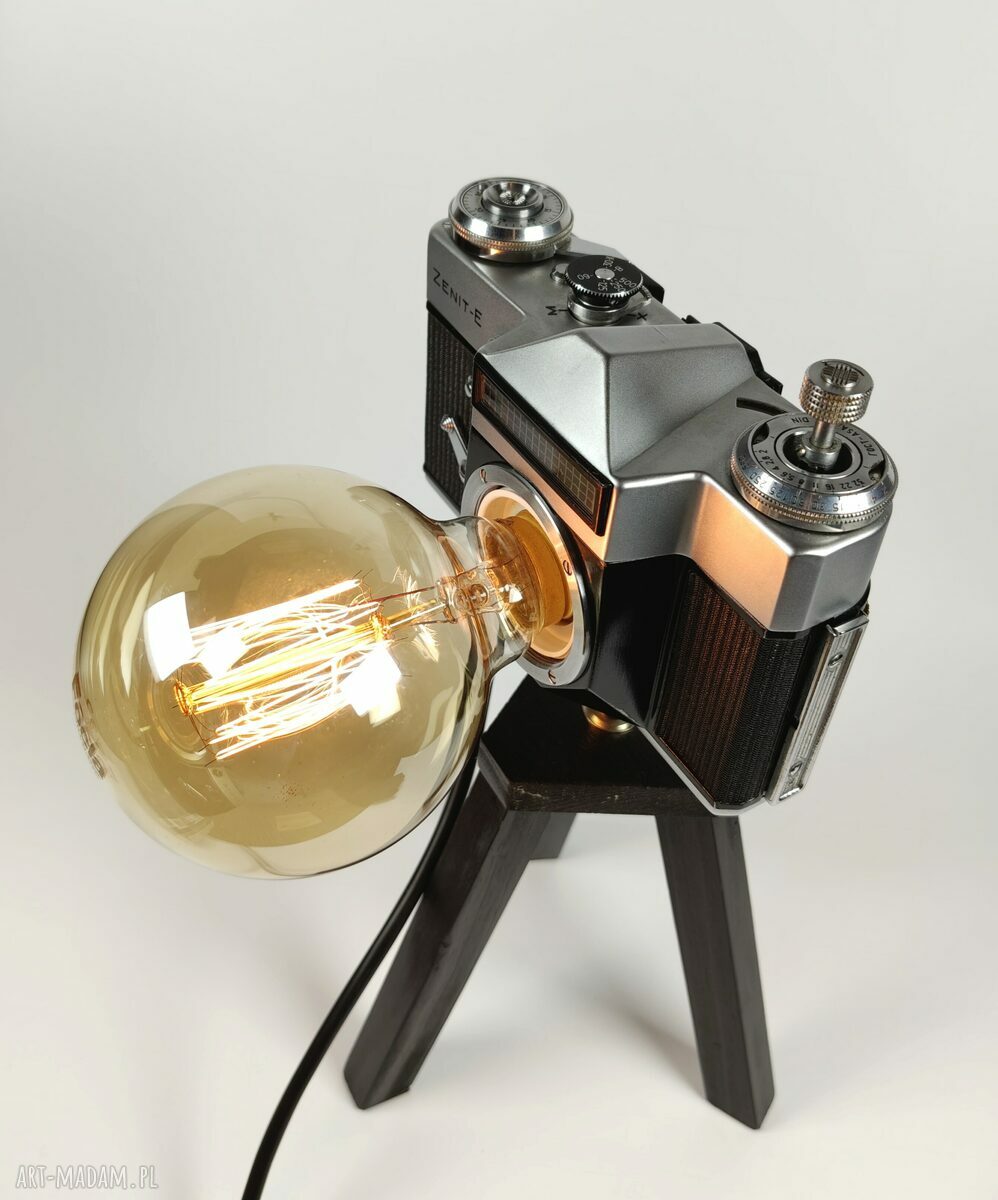 Lampka z aparatu fotograficznego - oryginalny prezent dla fotografa i fotograficzki