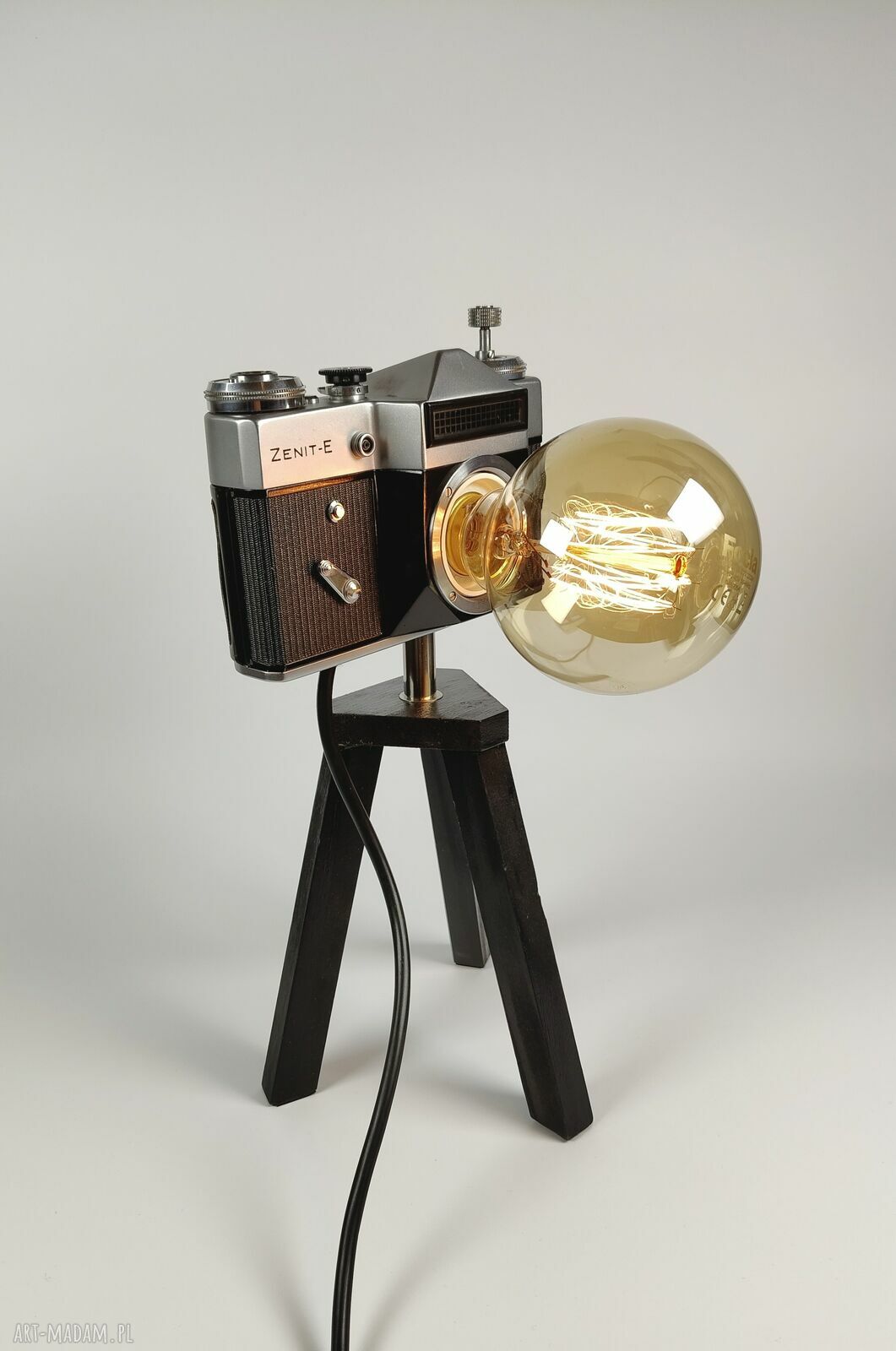 Lampka z aparatu fotograficznego - oryginalny prezent dla fotografa i fotograficzki