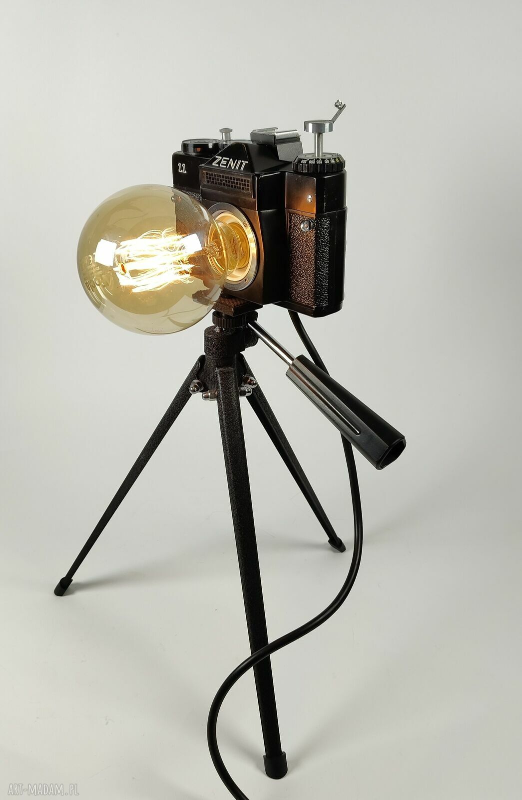 Lampka z aparatu fotograficznego w stylu RETRO - prezent dla fotografa
