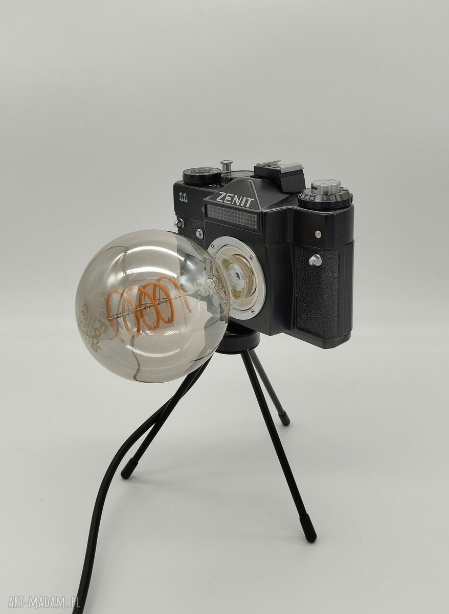 Retro lampka z aparatu fotograficznego - prezent dla fotograficzki