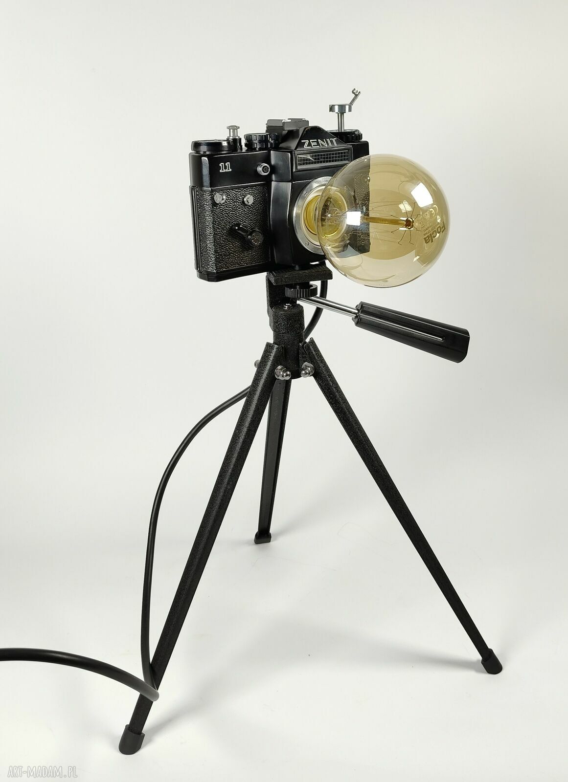 Lampka z aparatu fotograficznego w stylu RETRO - prezent dla fotografa