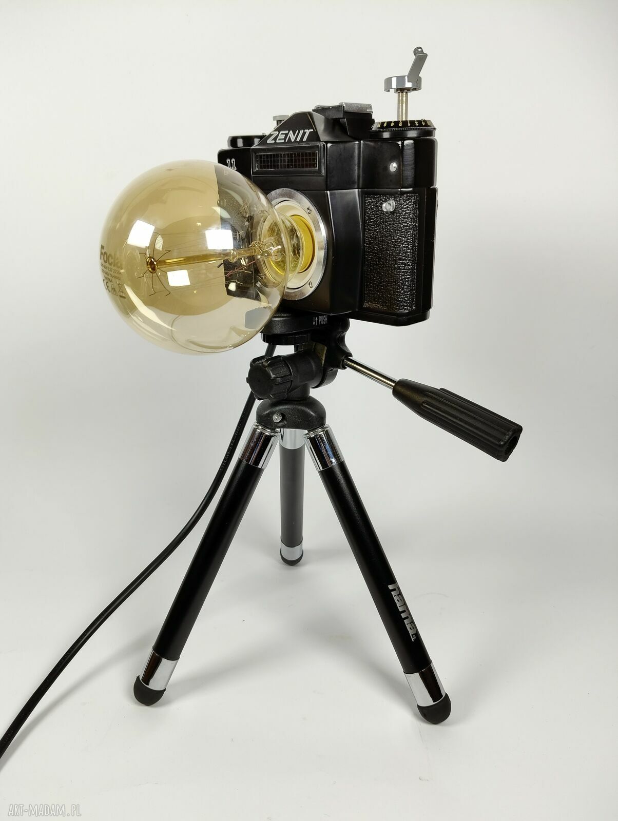 Lampka z aparatu - retro prezent dla fotografa i fotografki