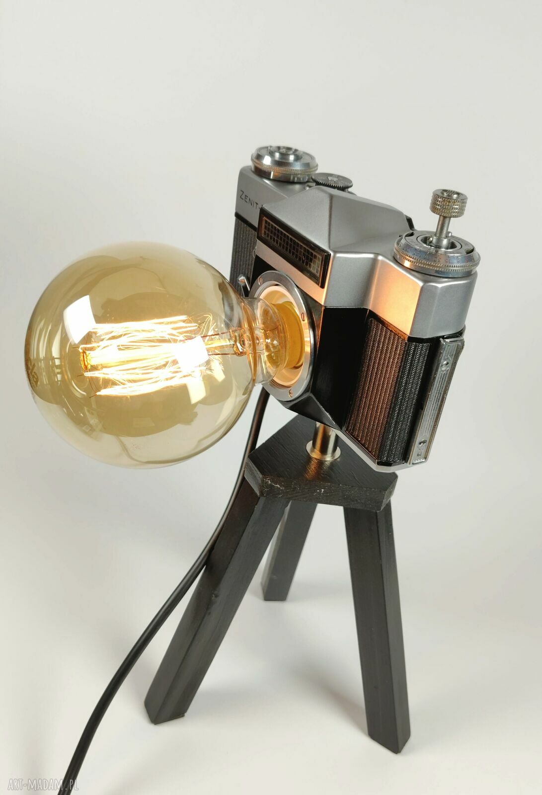Lampka z aparatu fotograficznego - oryginalny prezent dla fotografa i fotograficzki