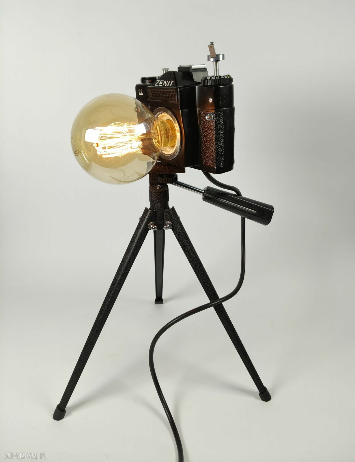 Lampka z aparatu fotograficznego w stylu RETRO - prezent dla fotografa
