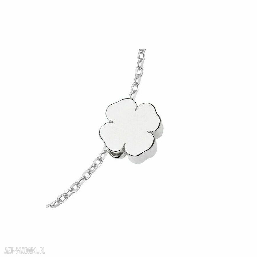 bransoletki: SREBRNA BRANSOLETKA Z DELIKATNĄ KONICZYNKĄ autorskie