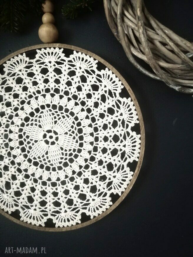 Łapacz snów beżowy 24 cm