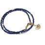 trendy krótki naszyjnik lapis lazuli /choker/ vol. 7