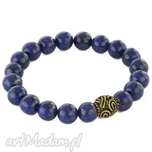 lapis lazuli stone with bead