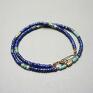 kamienie naturalne naszyjniki niebieskie lapis lazuli vol. 15 choker