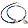 oryginalne naszyjniki kamienie naturalne lapis lazuli vol. 16 /choker/