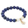 hand made bransoletki lapis lazuli with anchor