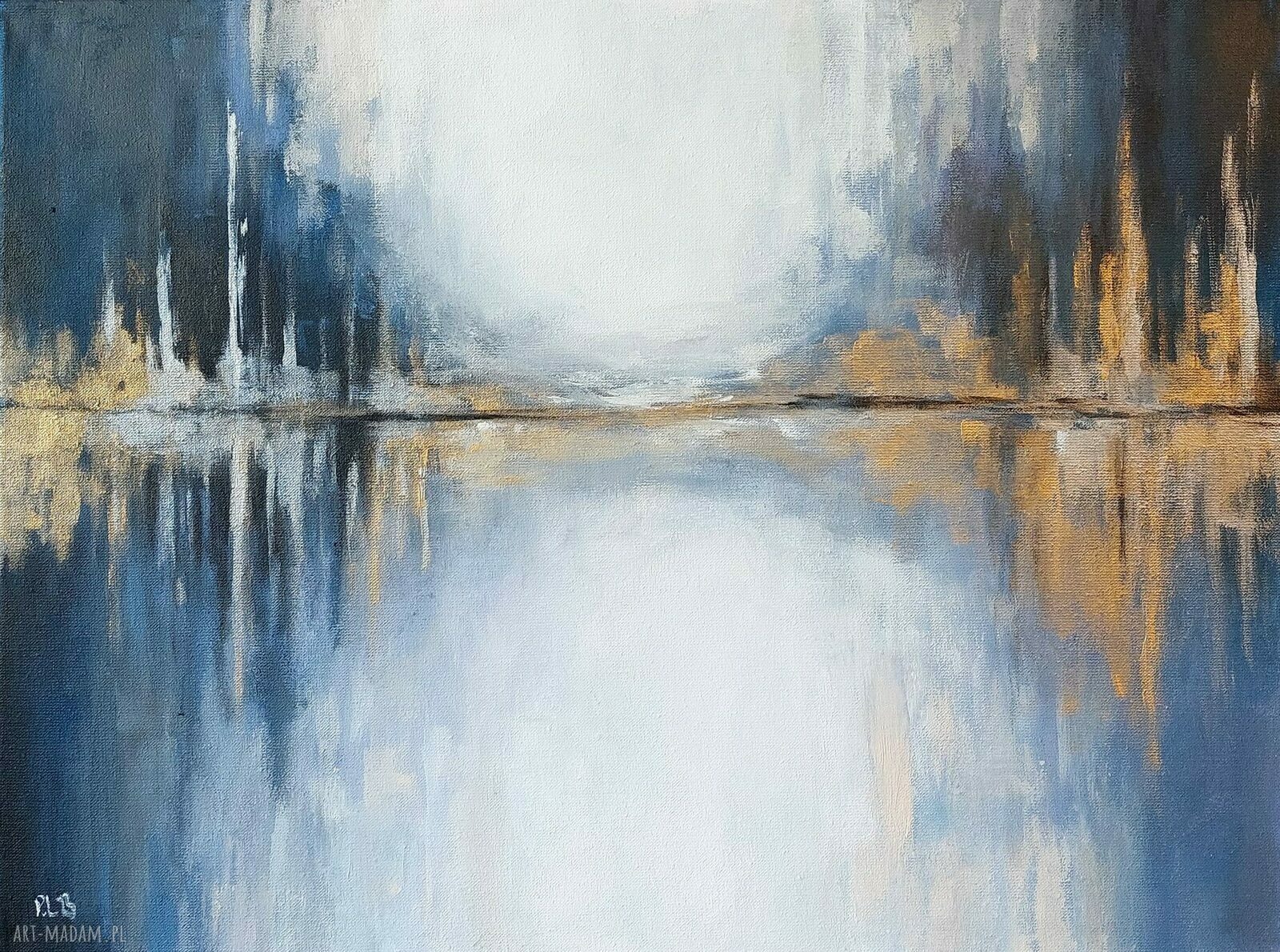 LAS - obraz akrylowy 40x30 cm na płótnie